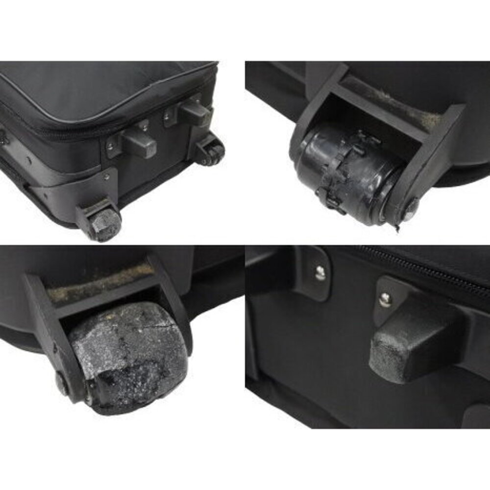 Prada Carry Bag Double Casters Triangle Logo Black - Picture 6 of 8